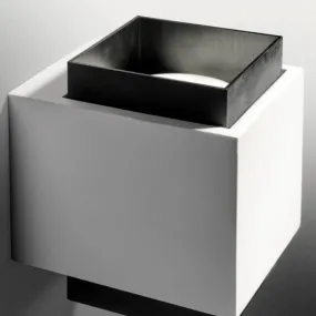 Sforzin-Gips-Wandleuchte SYME Beleuchtung quadratisch GX53 LED