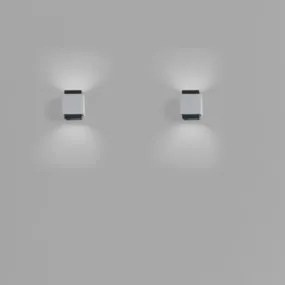 Applique murale en plâtre Sforzin SYME éclairage carré GX53 LED