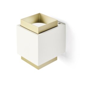 Aplique de yeso Sforzin SYME iluminación cuadrado GX53 LED