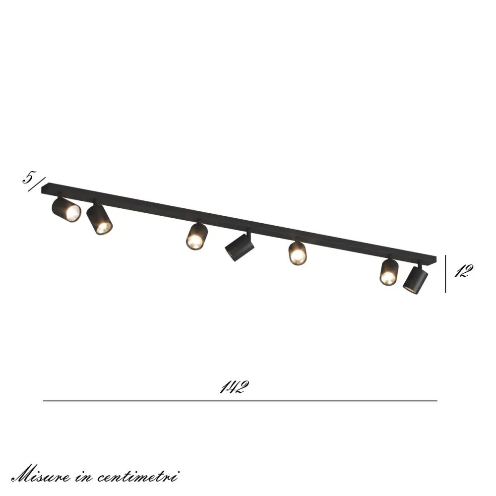 Binario Top Light KORA 1208 7 NE