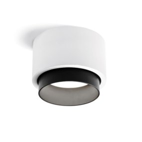 Plafoniera gesso Sforzin illuminazione SYME tonda GX53 LED