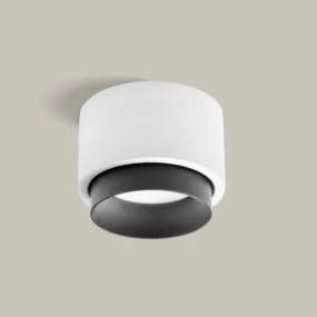 Plafonnier LED rond en plâtre Sforzin SYME Lighting GX53