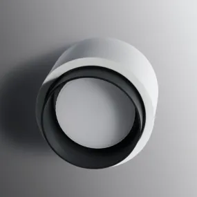 Plafonnier LED rond en plâtre Sforzin SYME Lighting GX53