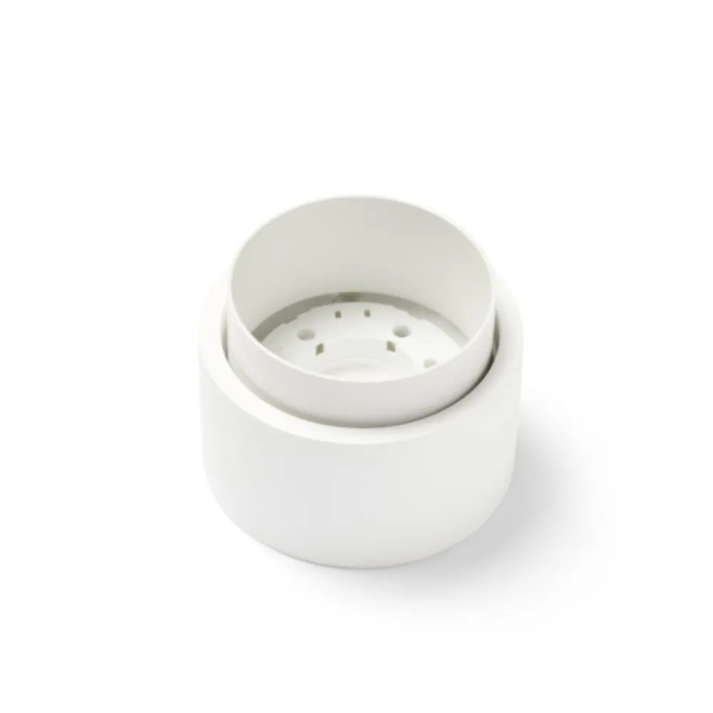 Plafón LED de yeso Sforzin redondo SYME iluminación GX53