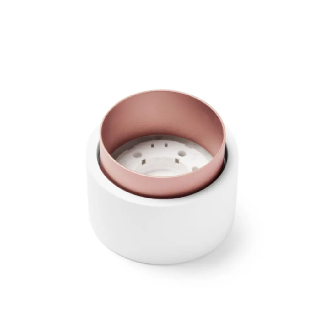 Plafonnier LED rond en plâtre Sforzin SYME Lighting GX53