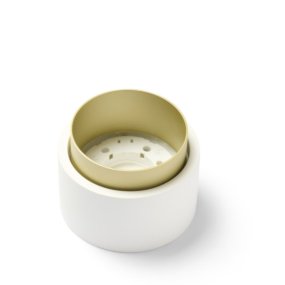 Plafón LED de yeso Sforzin redondo SYME iluminación GX53