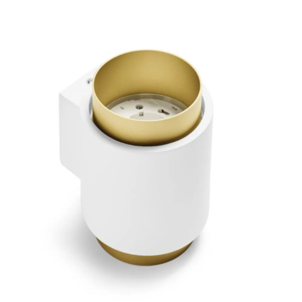 Applique ronde LED en plâtre Sforzin SYME Lighting GX53