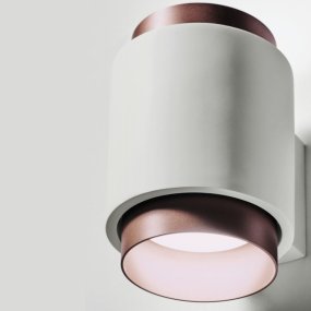 Aplique de yeso LED Sforzin redondo SYME iluminación GX53