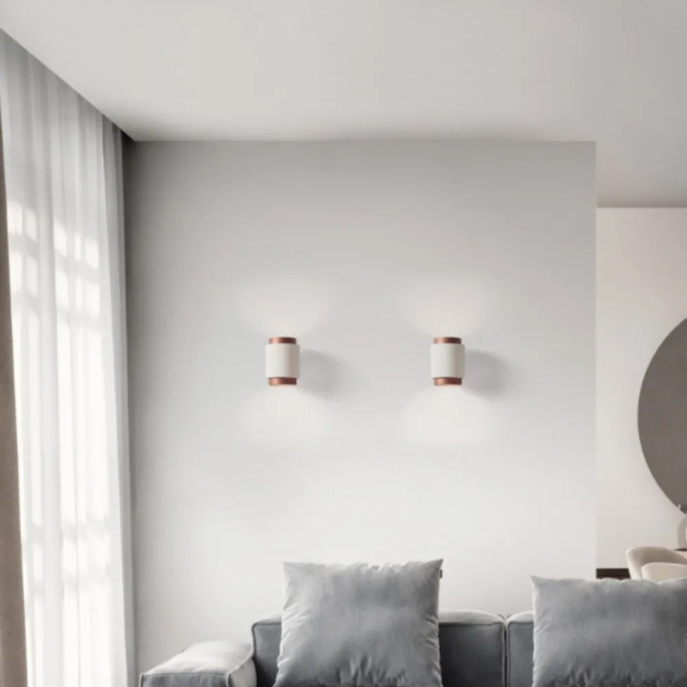 Applique gesso Sforzin illuminazione SYME tonda GX53 LED