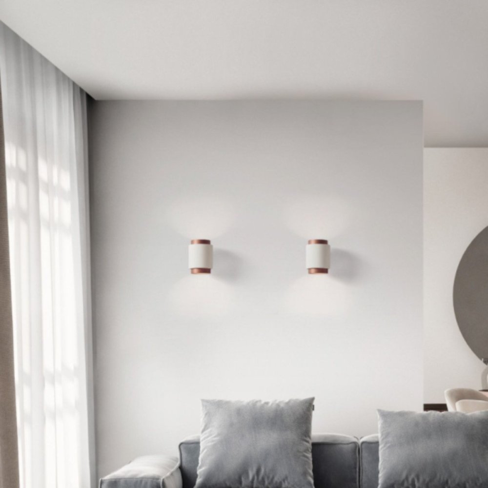 Applique ronde LED en plâtre Sforzin SYME Lighting GX53