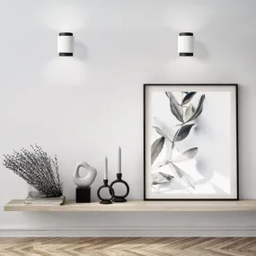 Sforzin runde SYME Beleuchtung GX53 LED-Wandleuchte aus Gips