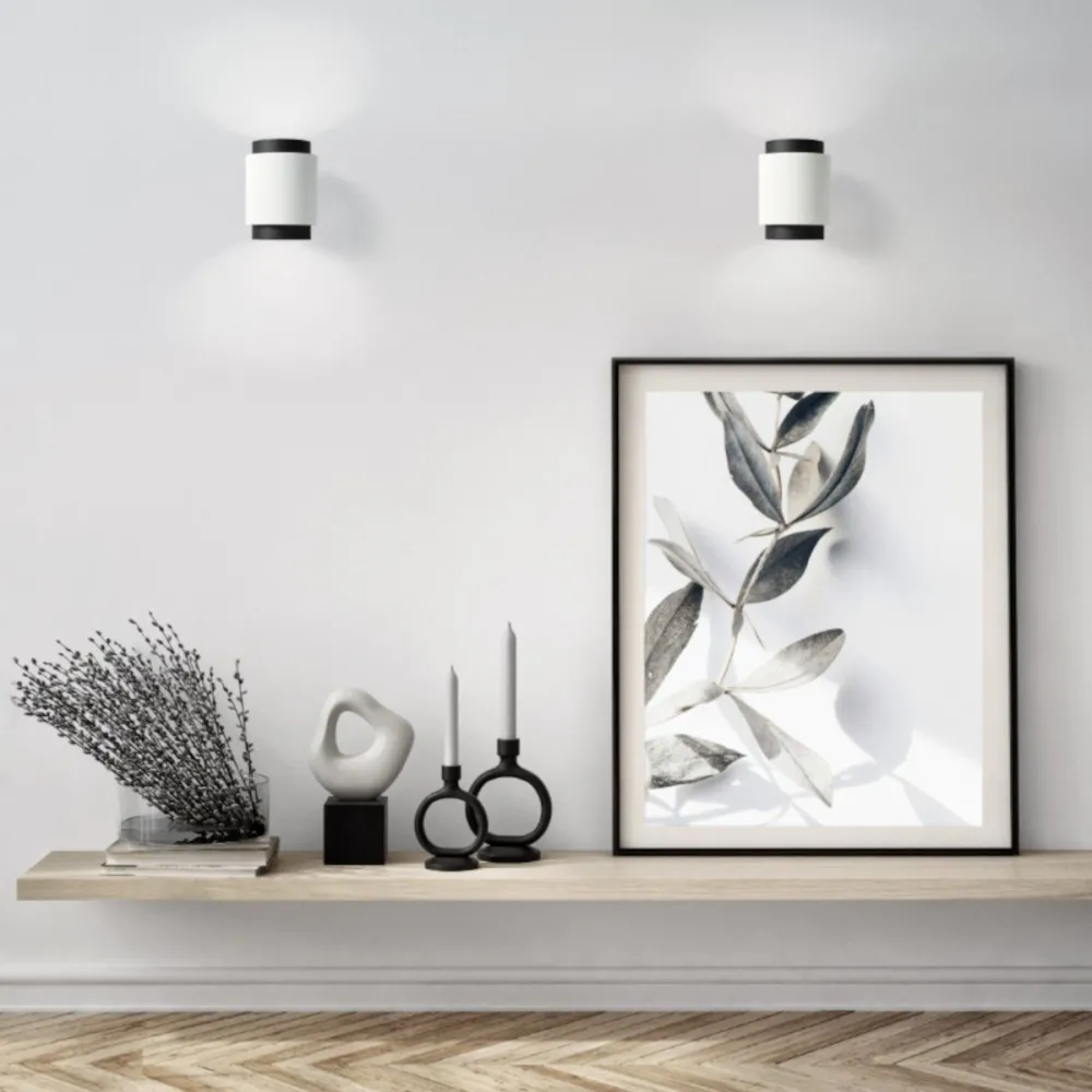 Applique ronde LED en plâtre Sforzin SYME Lighting GX53