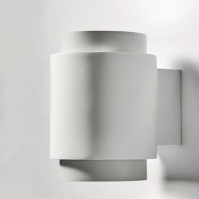 Aplique de yeso LED Sforzin redondo SYME iluminación GX53