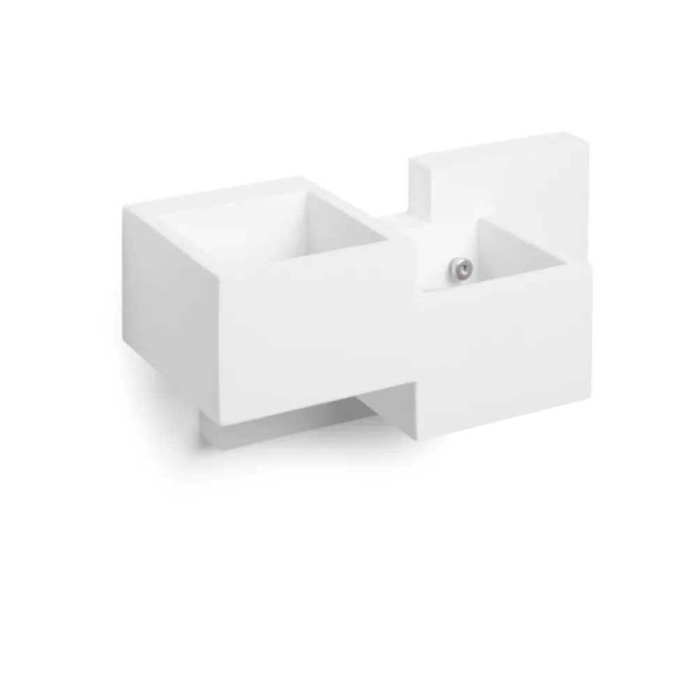 Sforzin Illuminazione SIDE Small T367 GX53 applique murale LED en plâtre