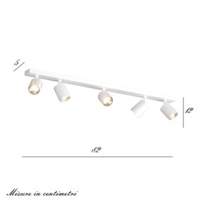 Carril Top Light KORA 1208 5 BI