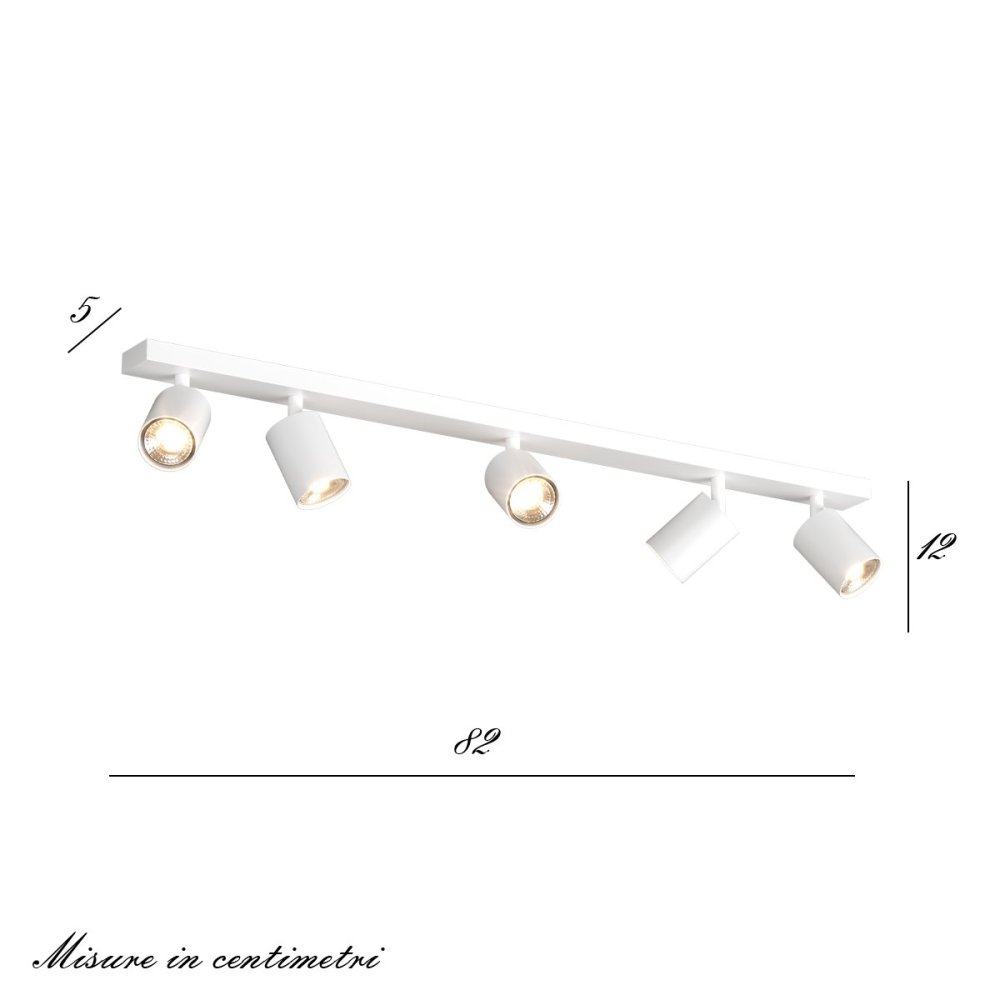 Carril Top Light KORA 1208 5 BI