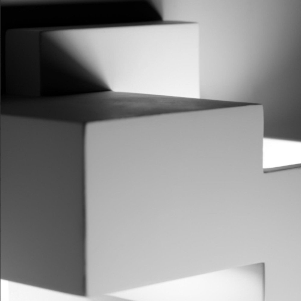 Sforzin Illuminazione SIDE Small T368 GX53 applique murale LED en plâtre