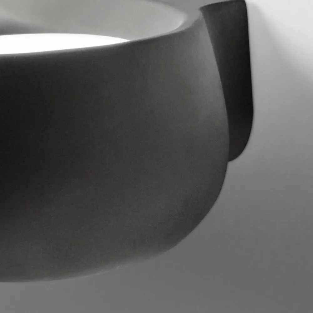 Sforzin Gips-Wandleuchte MYSIA T462 GX53 LED-Beleuchtung