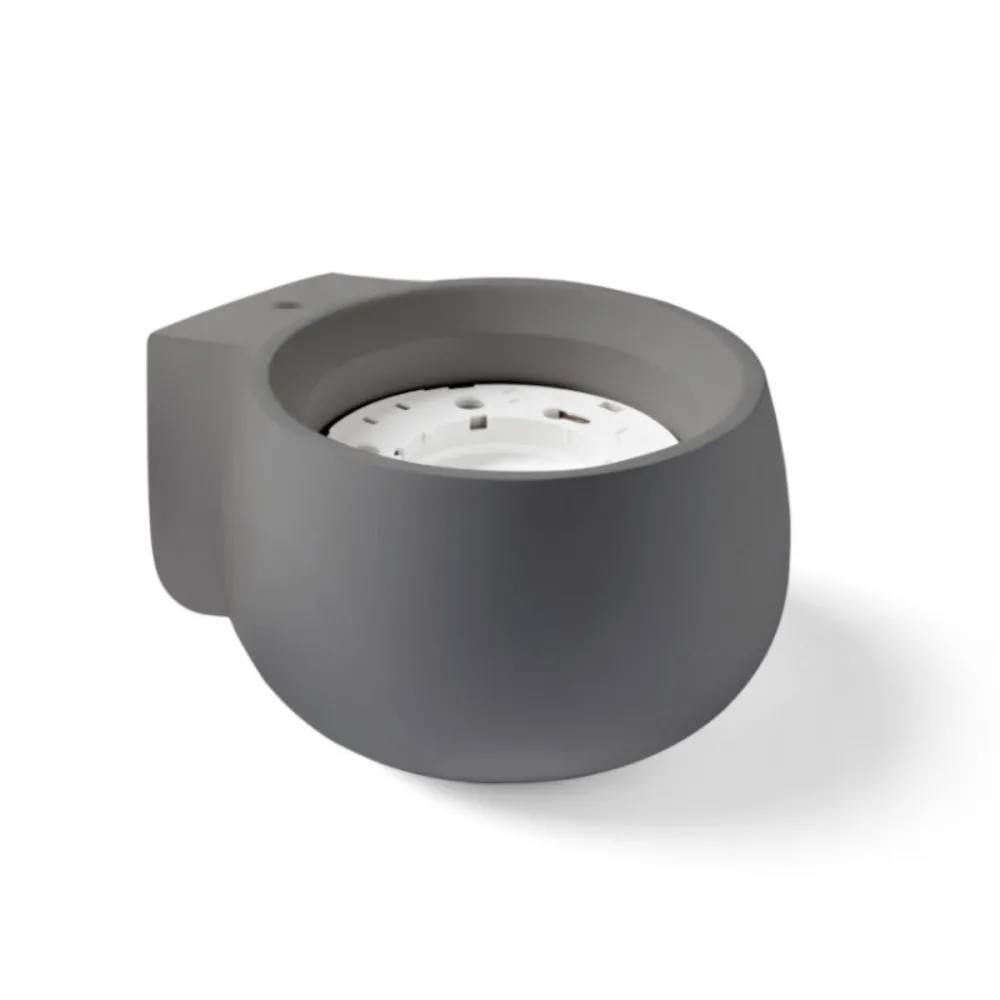 Sforzin Gips-Wandleuchte MYSIA T462 GX53 LED-Beleuchtung