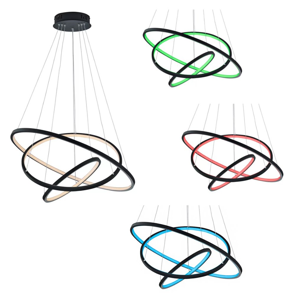 TRIO Lighting AARON 352710342 LED-RGBW-Kronleuchter