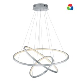 TRIO Lighting AARON 352710307 LED-RGBW-Kronleuchter