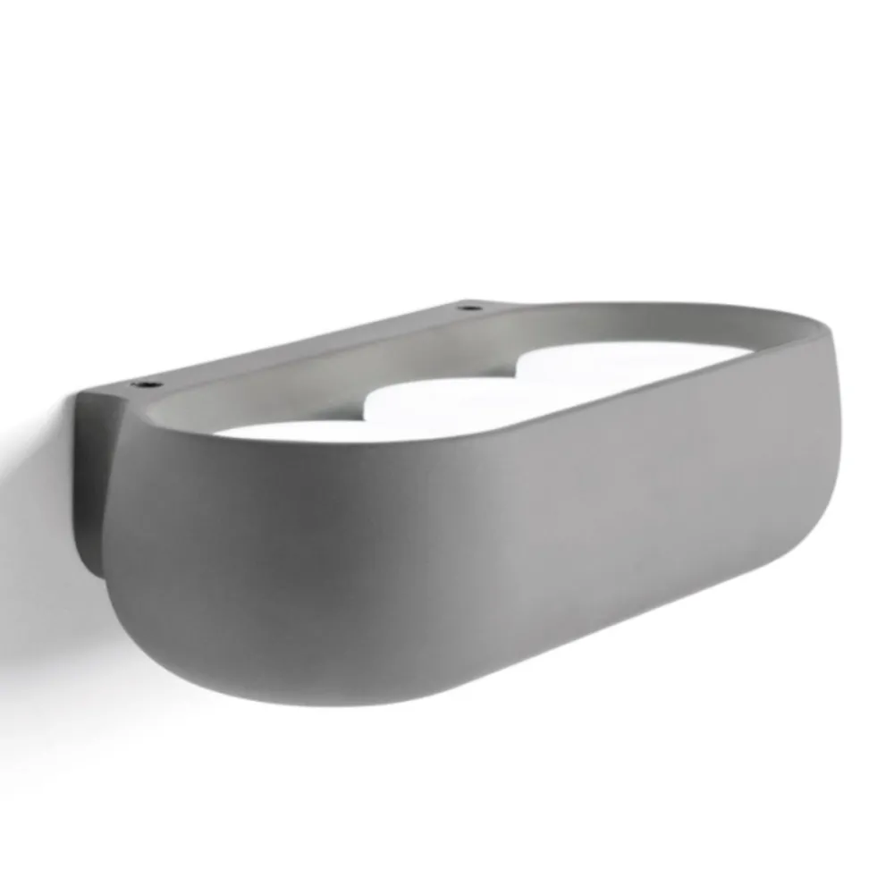 Sforzin Gips-Wandleuchte MYSIA T478 GX53 LED-Beleuchtung