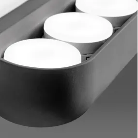 Sforzin Gips-Wandleuchte MYSIA T478 GX53 LED-Beleuchtung