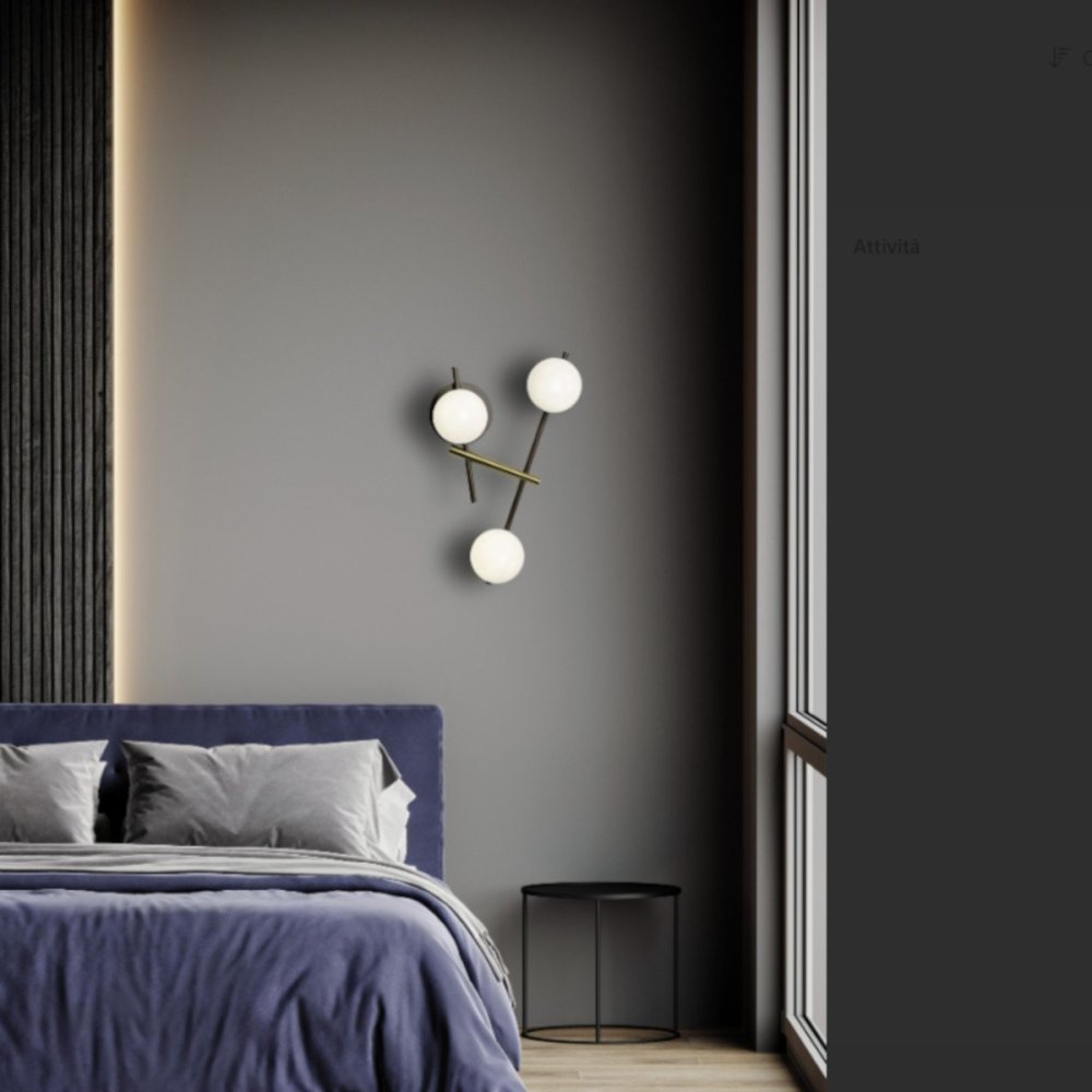 Moderne Wandleuchte Miloox KIKA 1744 331 G9 LED