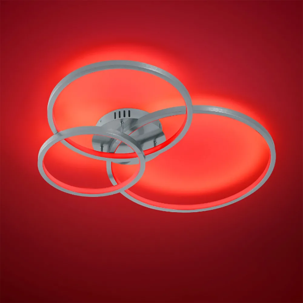 Lámpara de techo LED RGBW TRIO Lighting AARON 652710307