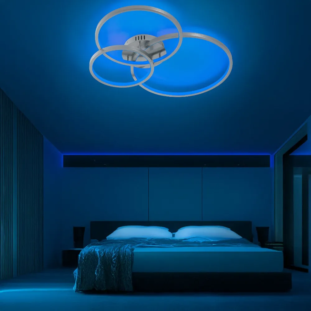 TRIO Lighting AARON 652710307 RGBW LED-Deckenleuchte