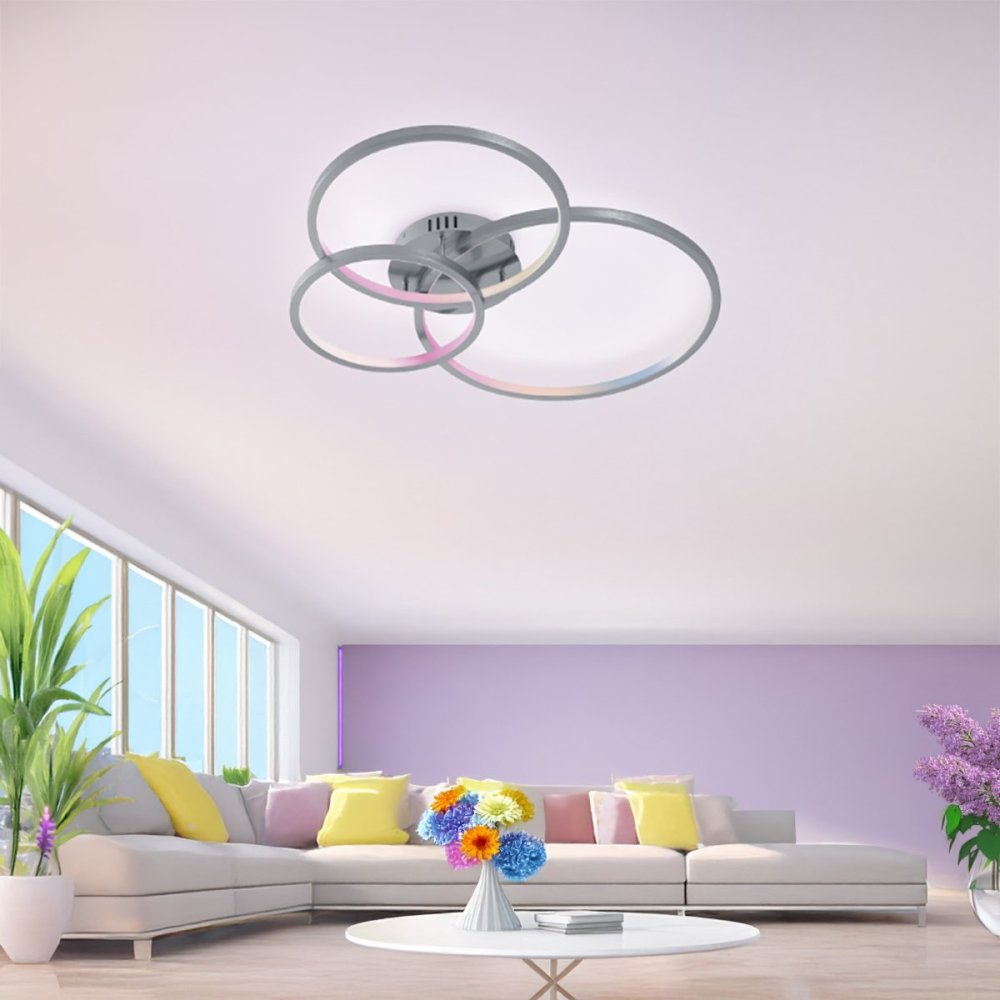Lámpara de techo LED RGBW AARON 652710307 de TRIO Lighting