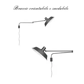 Trio Lithing BOLDER 200300132 bras mural réglable réglable