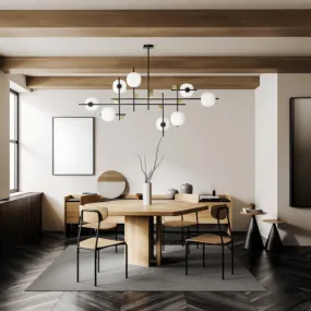 Lampadario moderno Miloox LINGOTTO 1744 351 G9 LED