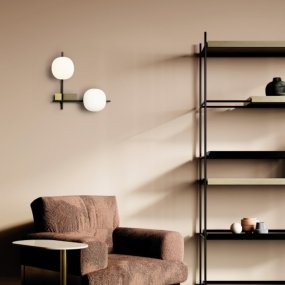 Applique moderne Miloox LINGOTTO 1744 344 G9 LED