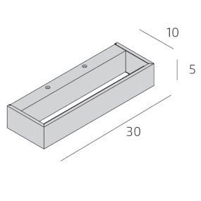 Applique classico Top Light BIOS 1213 30 LED SWITCH