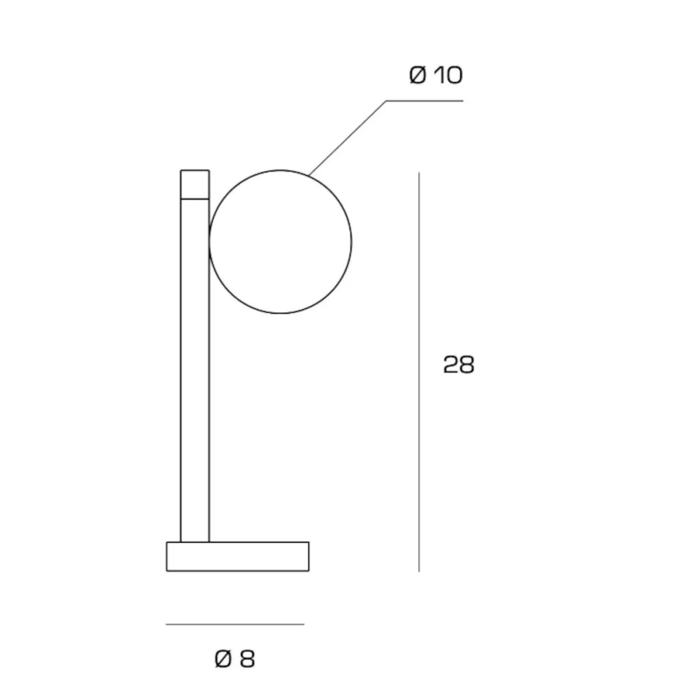 Abat-jour classique Miloox POMI' 1744 275 G9 LED
