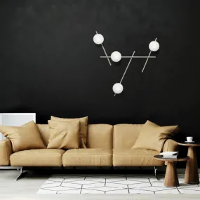 Lámpara de pared moderna Miloox MIKADO 1744.374 1744.378 G9 LED