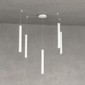 Oberlicht-Kronleuchter ROUND TUBE 1174 S5