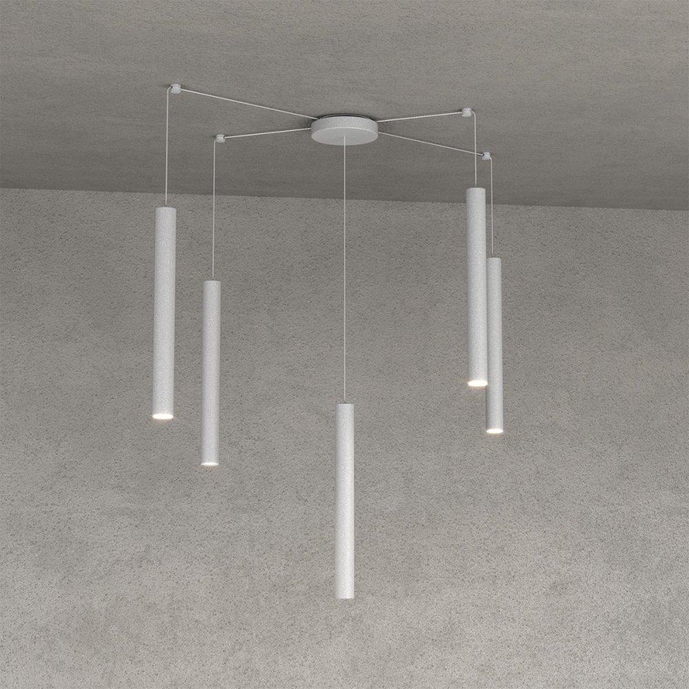 Oberlicht-Kronleuchter ROUND TUBE 1174 S5