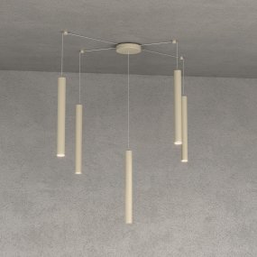 Oberlicht-Kronleuchter ROUND TUBE 1174 S5