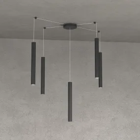 Lampe supérieure TUBE ROND 1174 S5 lustre