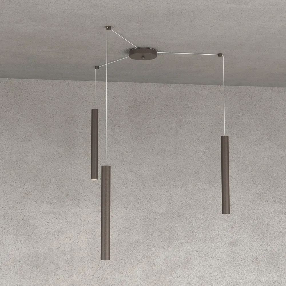 Lampadario Top light ROUND TUBE 1174 S3