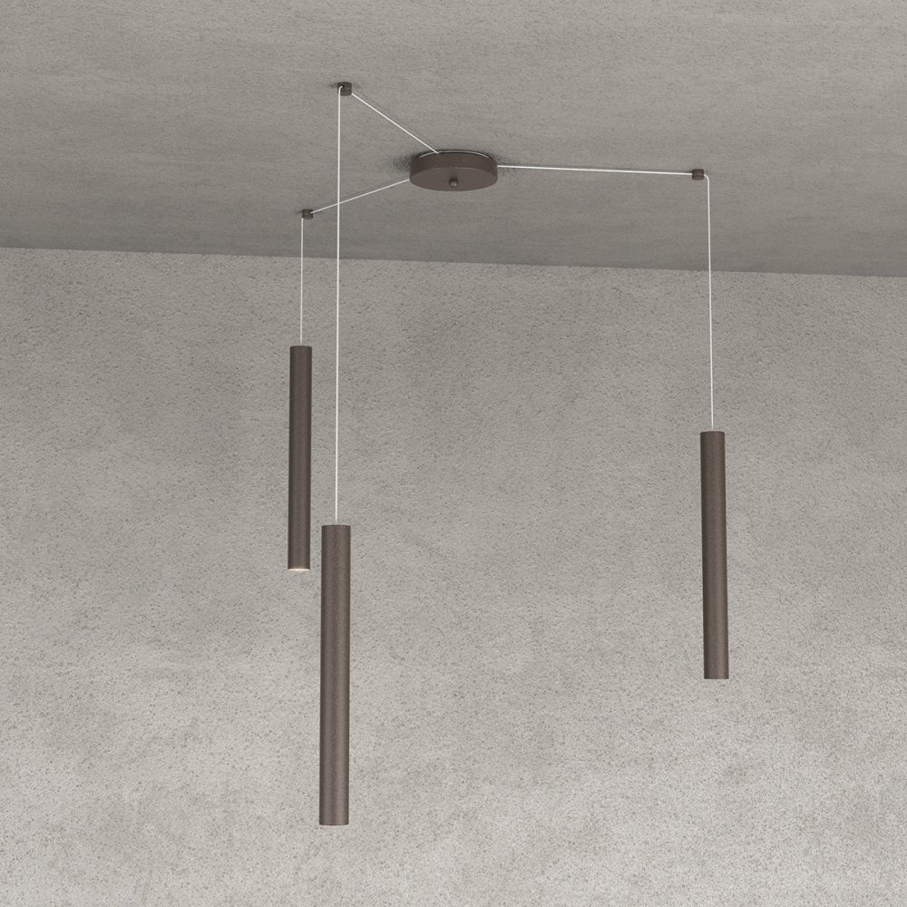 Oberlicht-Kronleuchter ROUND TUBE 1174 S3