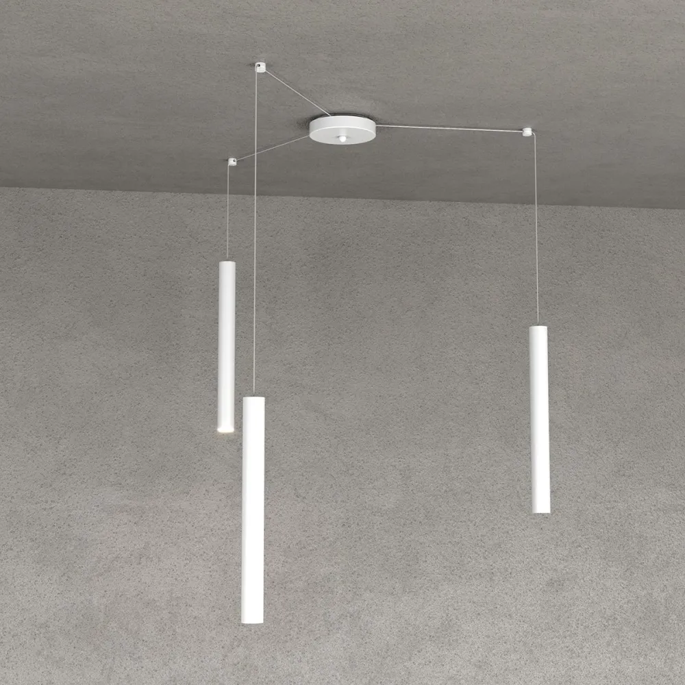 Lampadario Top light ROUND TUBE 1174 S3