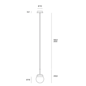 Suspensión moderna Miloox JOTTO KIT M 25 KIT M 26 GX53 LED