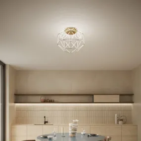 Plafoniera classica Urban EUCLIDE PL oro 3000 LED metallo