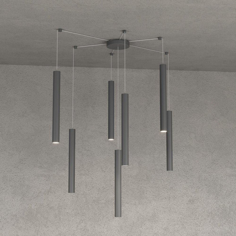 Lampadario Top light ROUND TUBE 1174 S7
