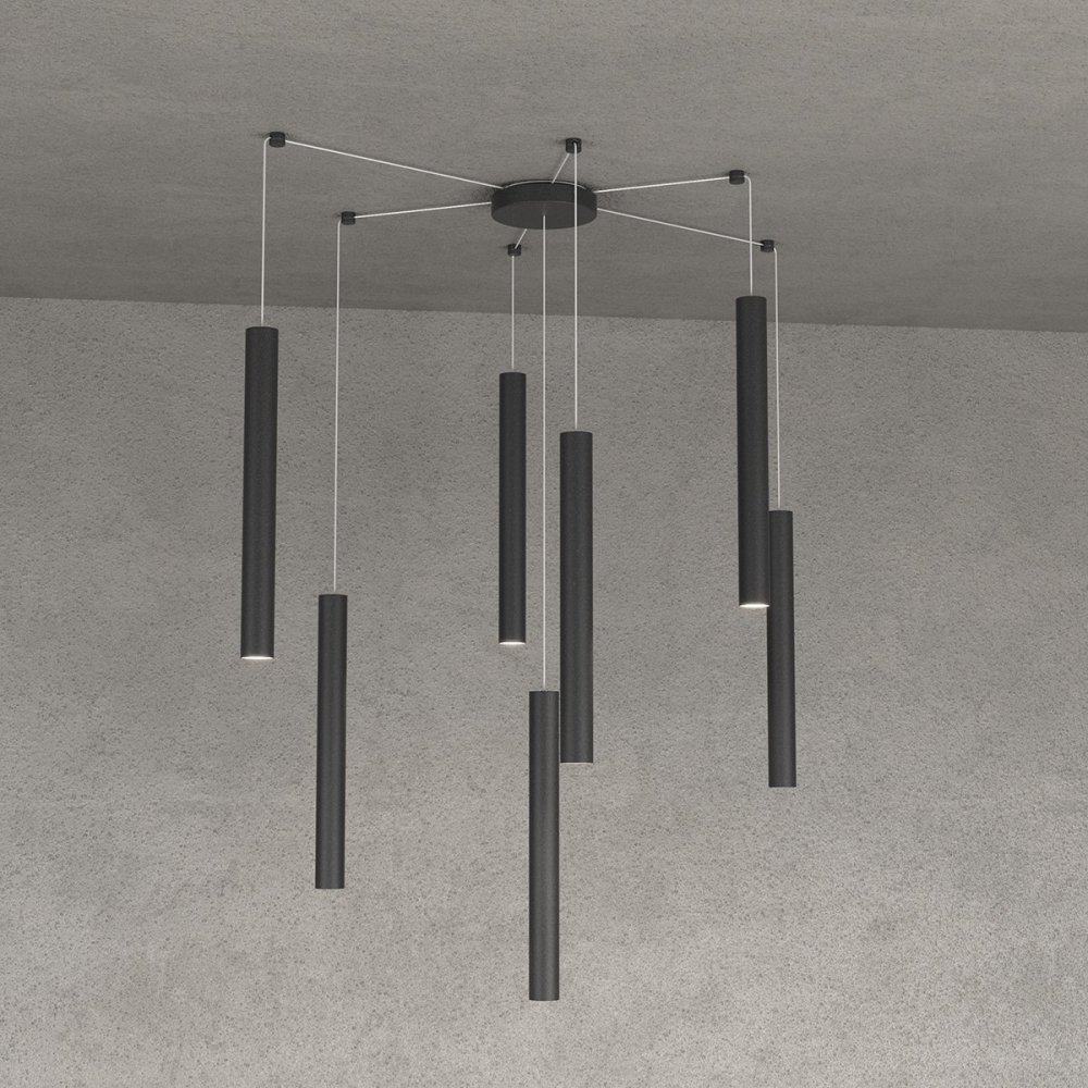 Lampadario Top light ROUND TUBE 1174 S7