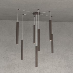 Lampadario Top light ROUND TUBE 1174 S7