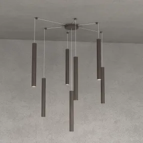 Lampadario Top light ROUND TUBE 1174 S7